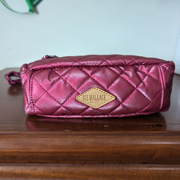 MZ Wallace nylon mini Crosby in bright fuchsia - Picture 5 of 8